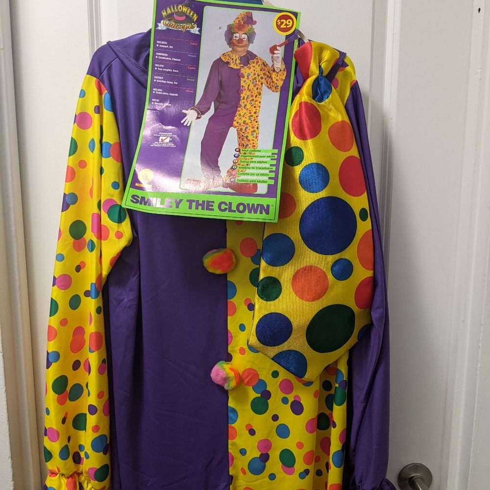Rubie's Costume Men's Smiley the Clown Halloween Costume